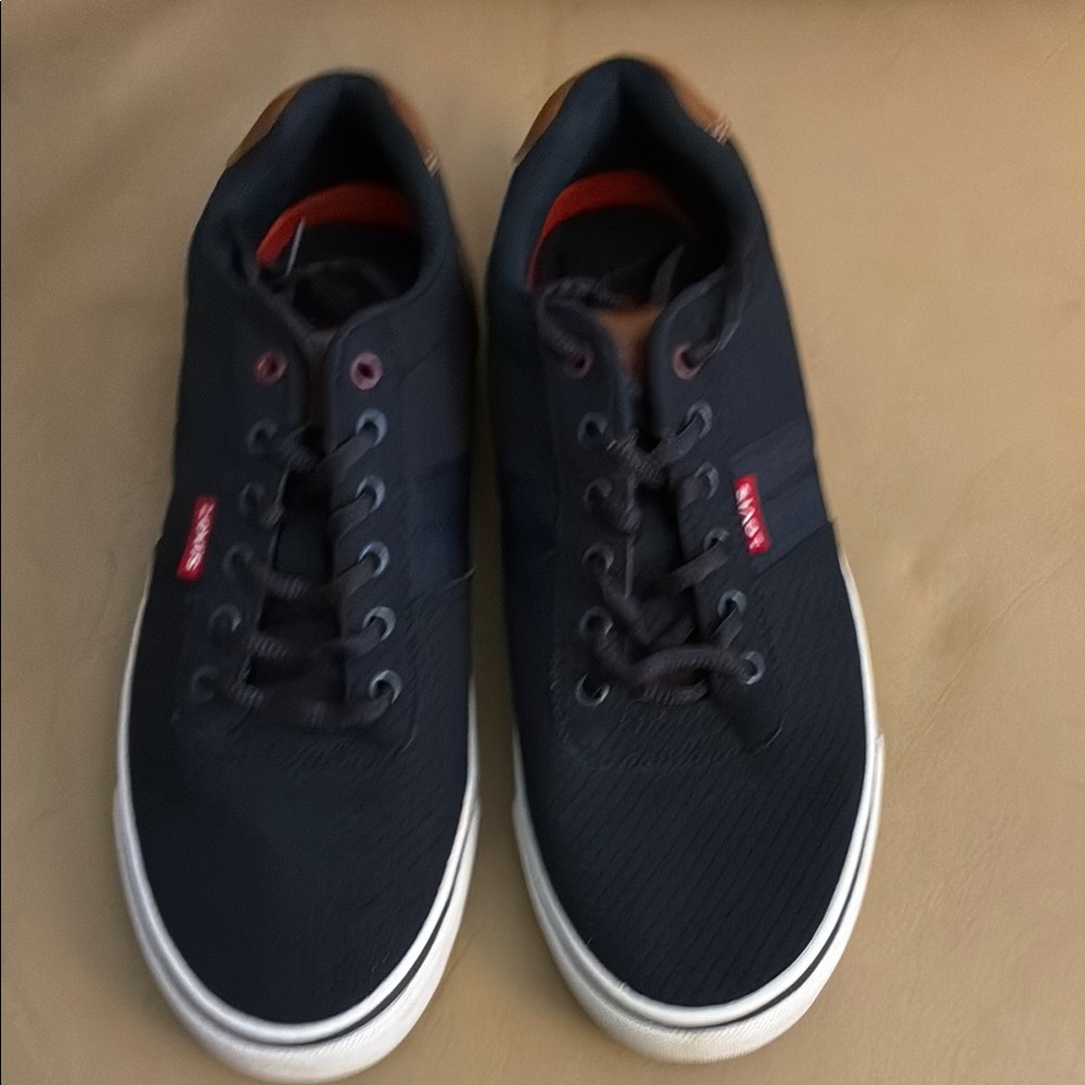Levi's Men's Navy and Brown Sneakers